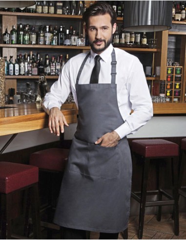 KAL-BLS5-Bib Apron Basic With Pocket And Buckle